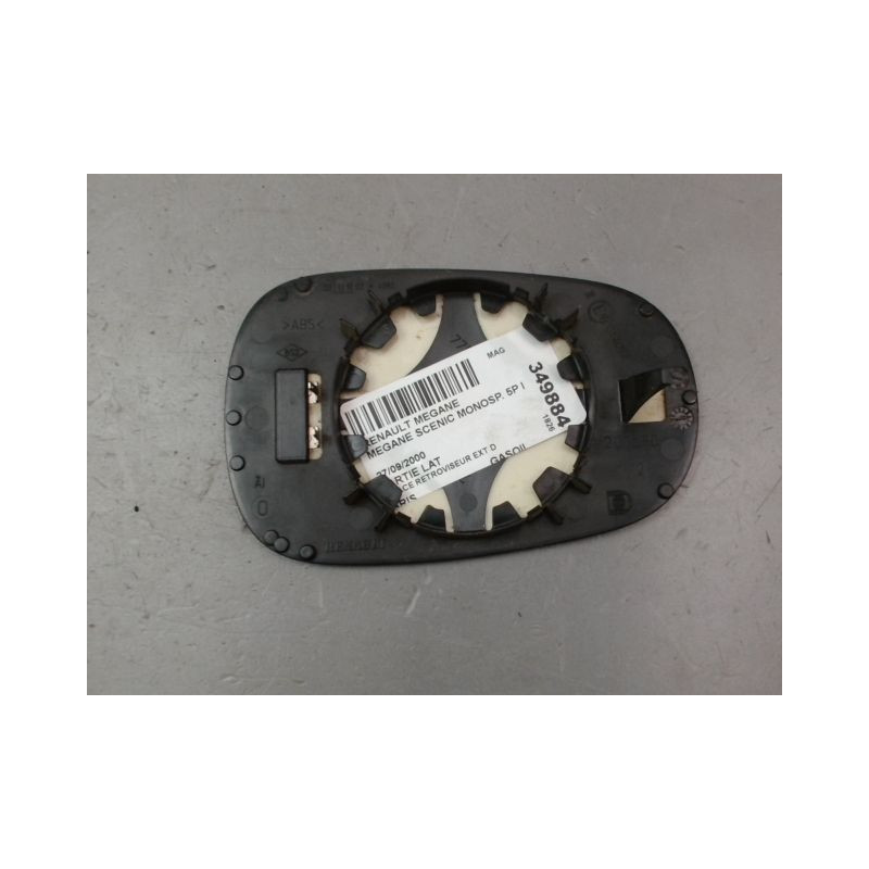 GLACE RETROVISEUR EXT D RENAULT MEGANE SCENIC MONOSP. I Phase 2 1999-2003