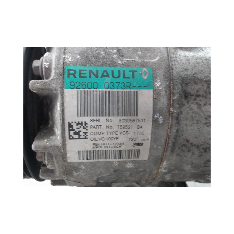 COMPRESSEUR AIR CONDITIONNE RENAULT TRAFIC