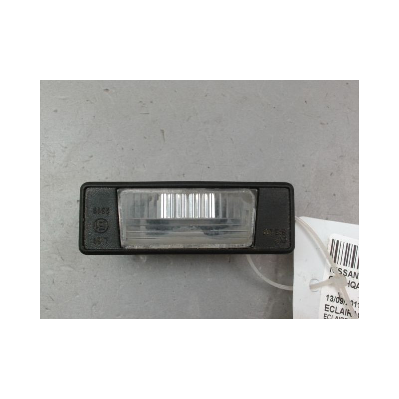 ECLAIREUR PLAQUE DE POLICE GAUCHE NISSAN QASHQAI +2 I Phase 2 LONG 2010-2014
