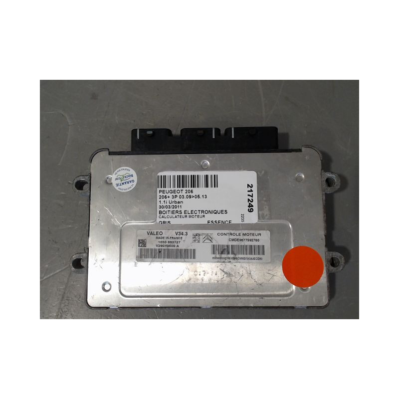 CALCULATEUR MOTEUR PEUGEOT 206+ 09-13