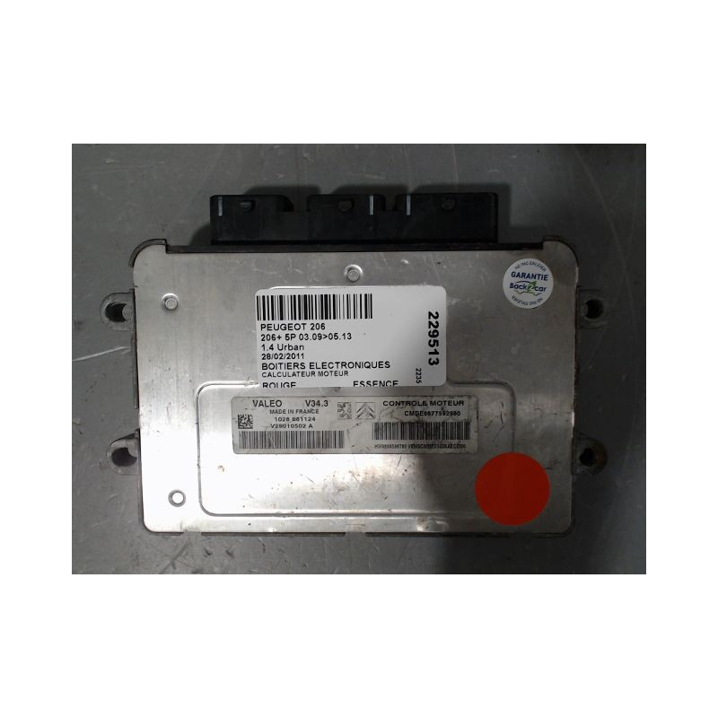 CALCULATEUR MOTEUR PEUGEOT 206+ 09-13