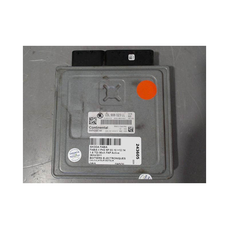 CALCULATEUR MOTEUR SKODA FABIA II PH2 10 -14