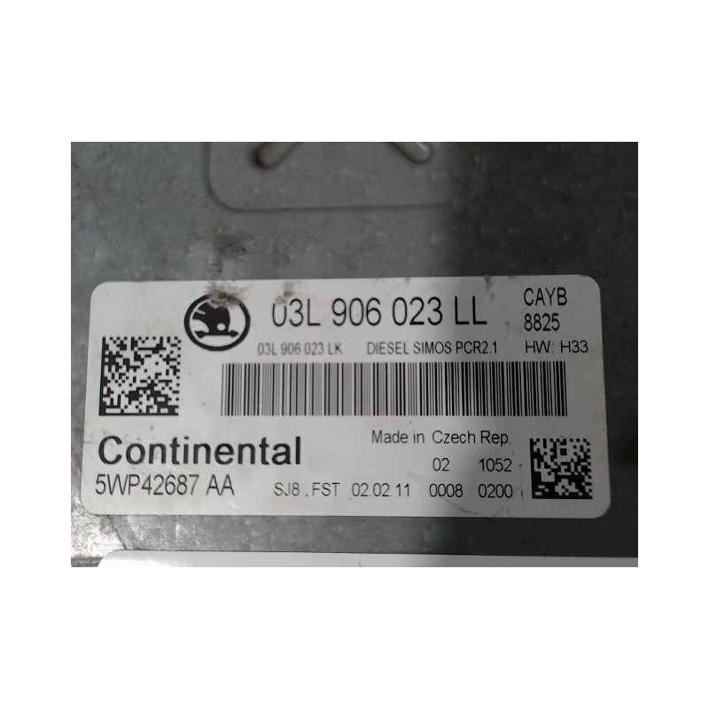 CALCULATEUR MOTEUR SKODA FABIA II PH2 10 -14