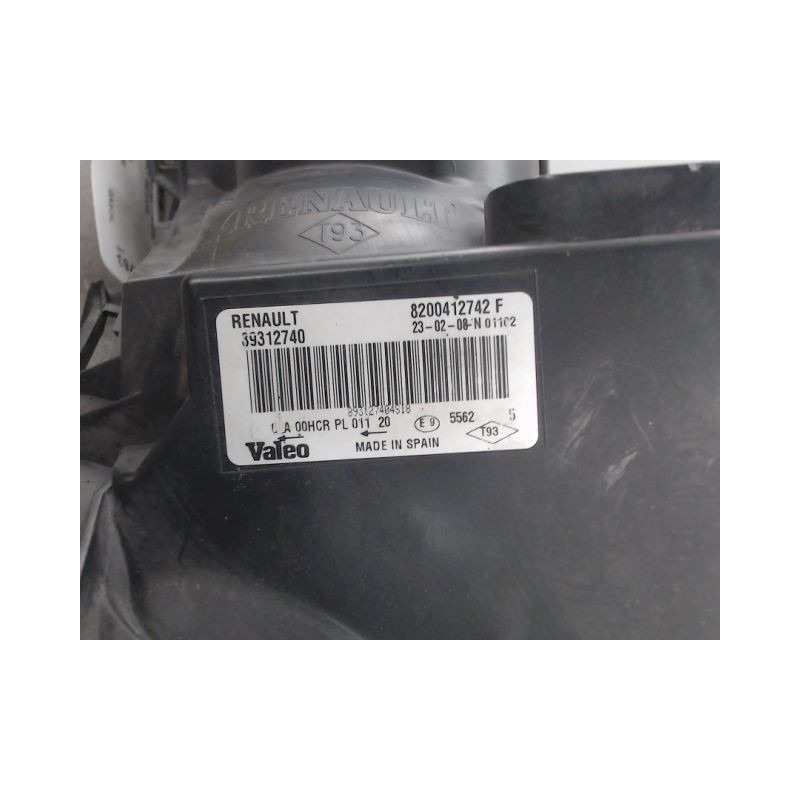 PHARE DROIT RENAULT MEGANE