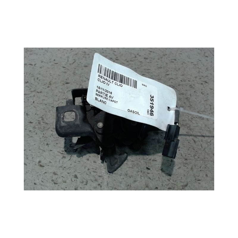 SERRURE CAPOT RENAULT CLIO IV