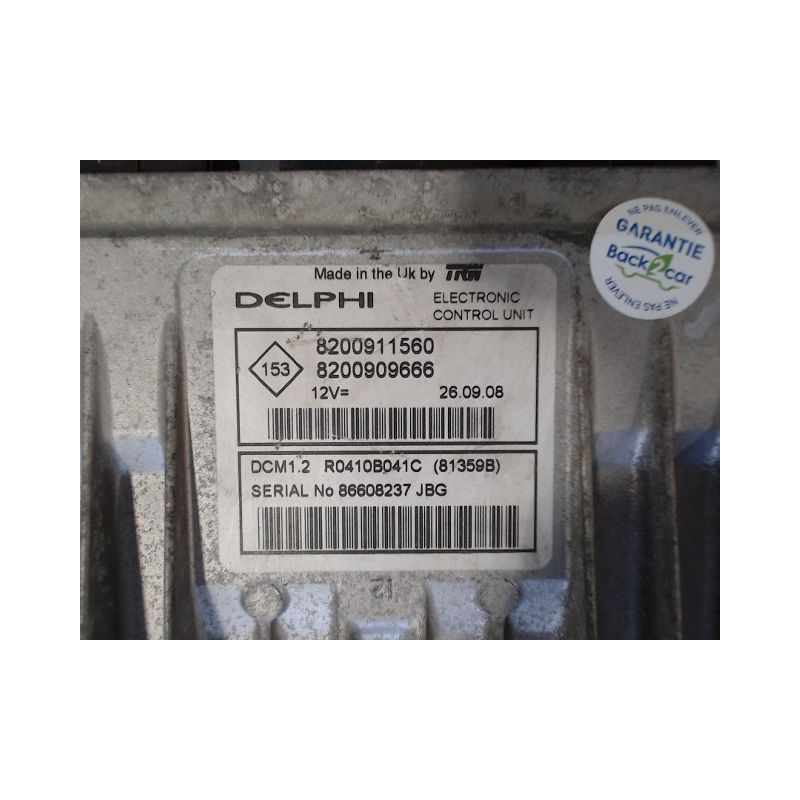 CALCULATEUR MOTEUR RENAULT CLIO III 2007-