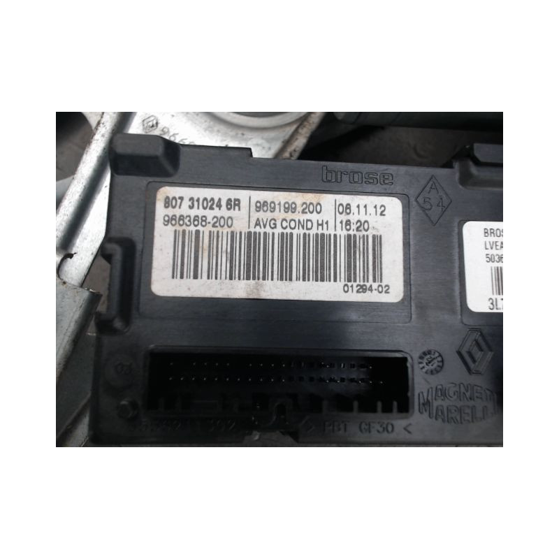 MECANISME LEVE-GLACE AVANT GAUCHE RENAULT MEGANE