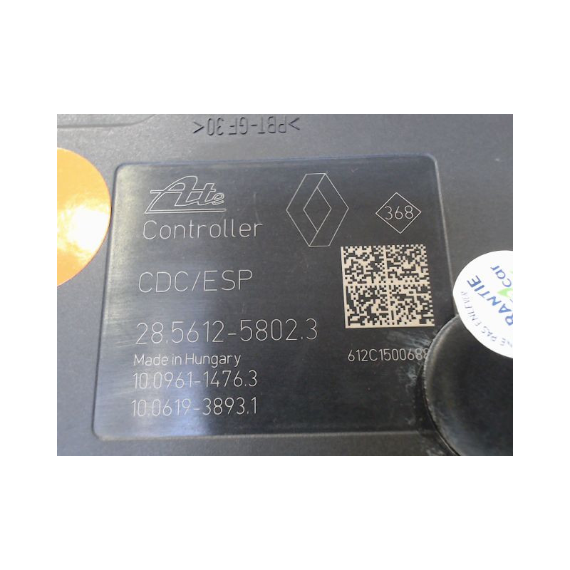 UNITE HYDRAULIQUE ABS RENAULT MEGANE