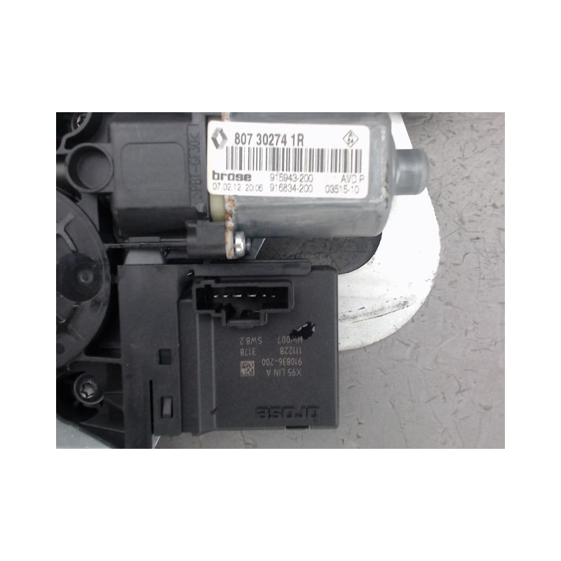 MECANISME LEVE-GLACE AVANT DROIT RENAULT MEGANE