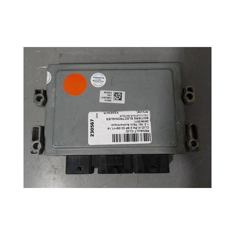 CALCULATEUR MOTEUR RENAULT CLIO III PH.2 09-14