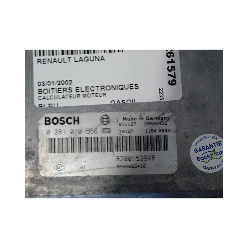 CALCULATEUR MOTEUR RENAULT LAGUNA