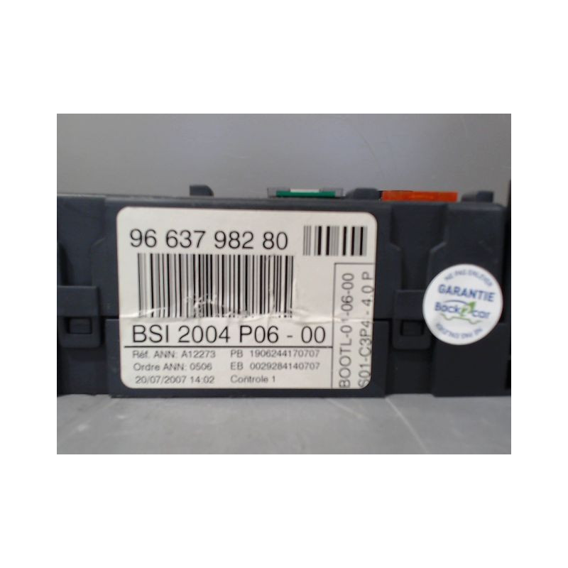 BOITIER GESTION HABITACLE PEUGEOT 207