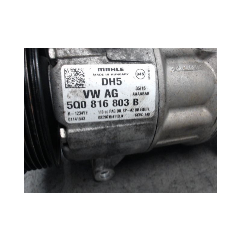 COMPRESSEUR AIR CONDITIONNE VOLKSWAGEN GOLF VII