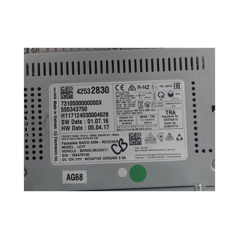 ECRAN GPS OPEL CORSA