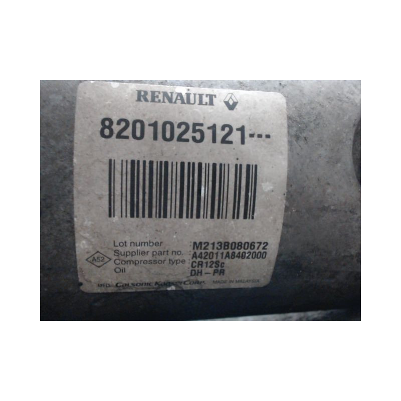 COMPRESSEUR AIR CONDITIONNE DACIA SANDERO