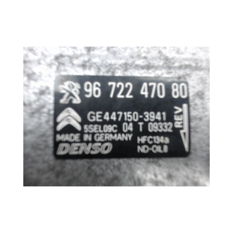 COMPRESSEUR AIR CONDITIONNE CITROEN C3