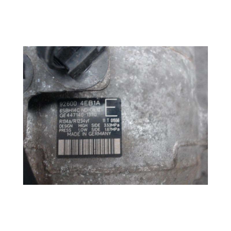 COMPRESSEUR AIR CONDITIONNE NISSAN QASHQAI
