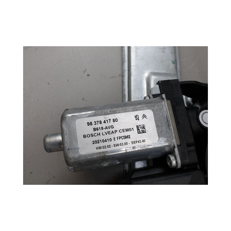 MECANISME LEVE-GLACE AVANT GAUCHE CITROEN C3