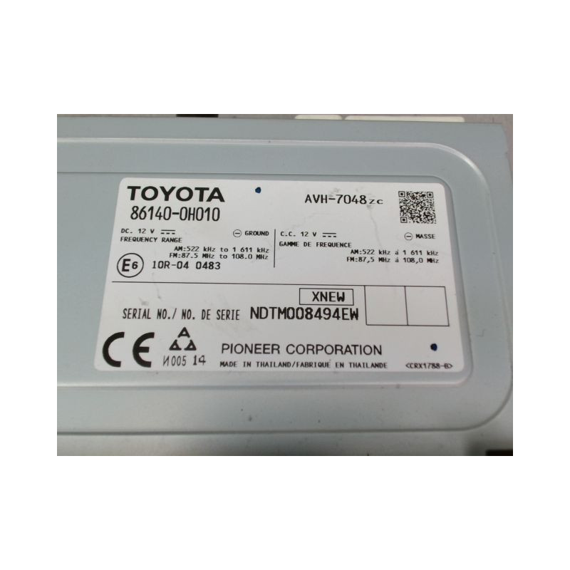 AUTORADIO PEUGEOT 108