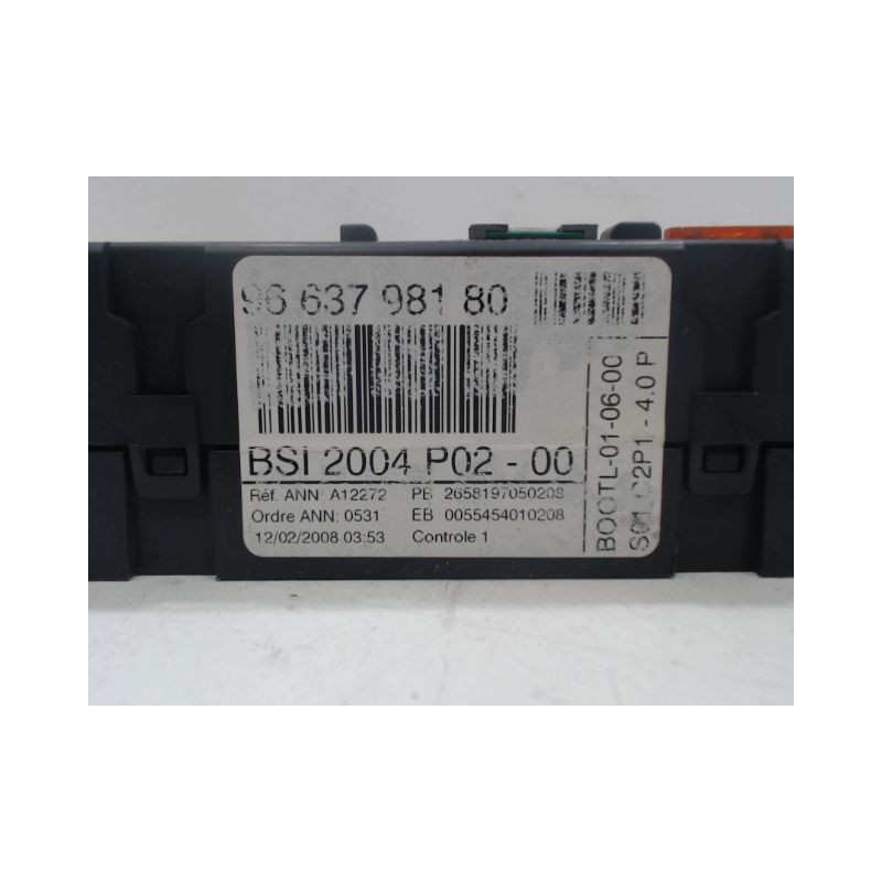 PLATINE FUSIBLE HABITACLE PEUGEOT 308