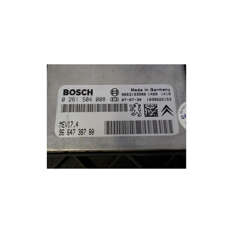 CALCULATEUR MOTEUR PEUGEOT 207