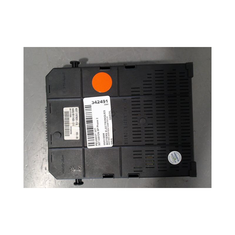 BOITIER GESTION HABITACLE PEUGEOT 307 Phase 2 2005-2007