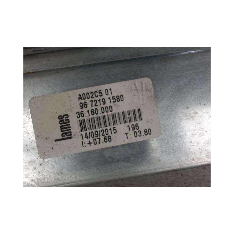 MECANISME LEVE-GLACE AVANT GAUCHE CITROEN C3