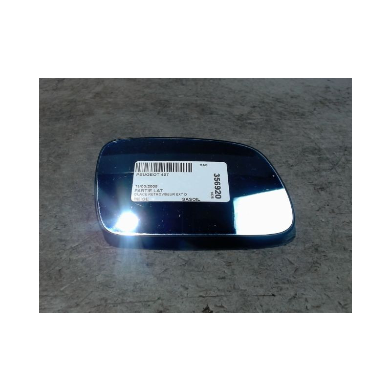 GLACE RETROVISEUR EXT D PEUGEOT 407