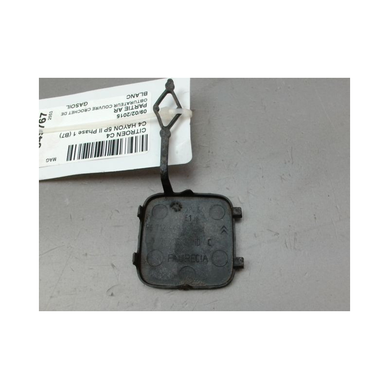 OBTURATEUR COUVRE CROCHET DE BOUCLIER AR CITROEN C4 II Phase 1 (B7) 2010-...