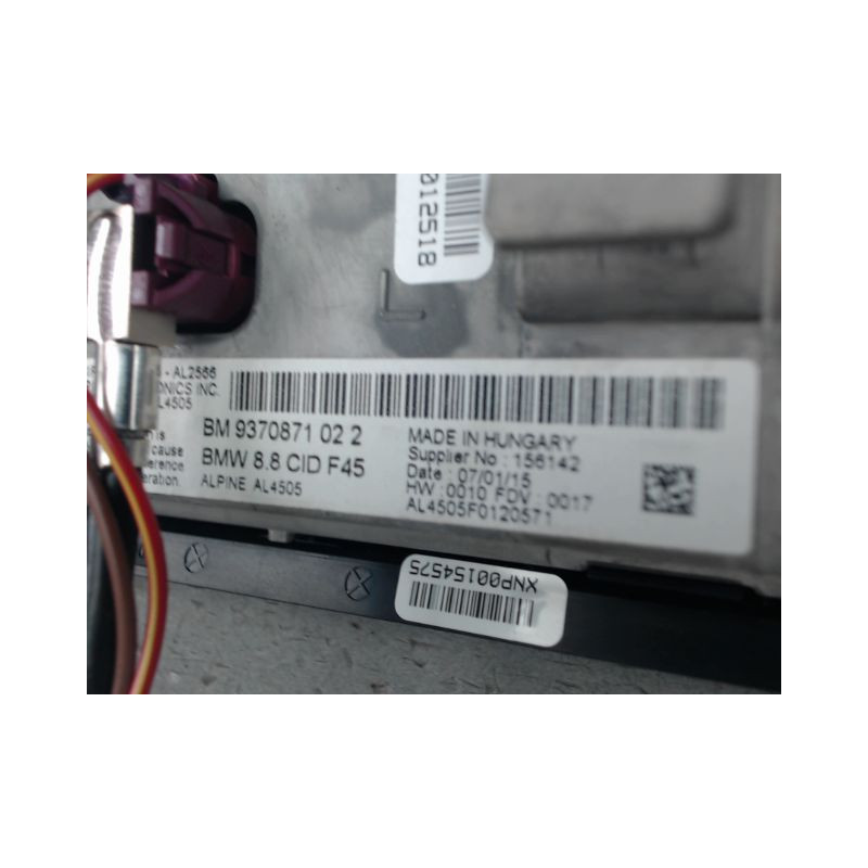 ECRAN GPS B.M.W. SERIE 2