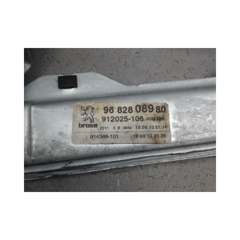 MECANISME LEVE-GLACE AVANT GAUCHE PEUGEOT 5008