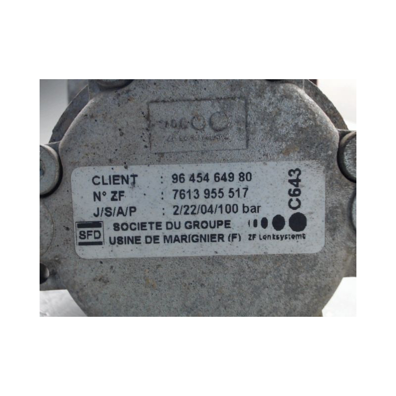 POMPE DIRECTION ASSISTEE CITROEN JUMPER