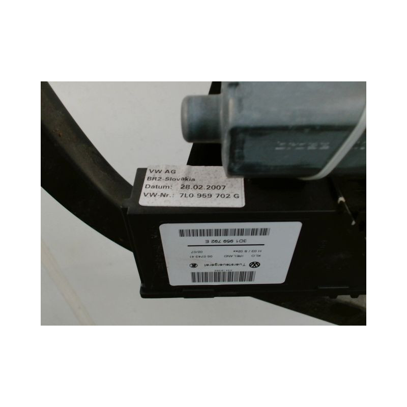 MECANISME LEVE-GLACE AVANT DROIT PORSCHE CAYENNE