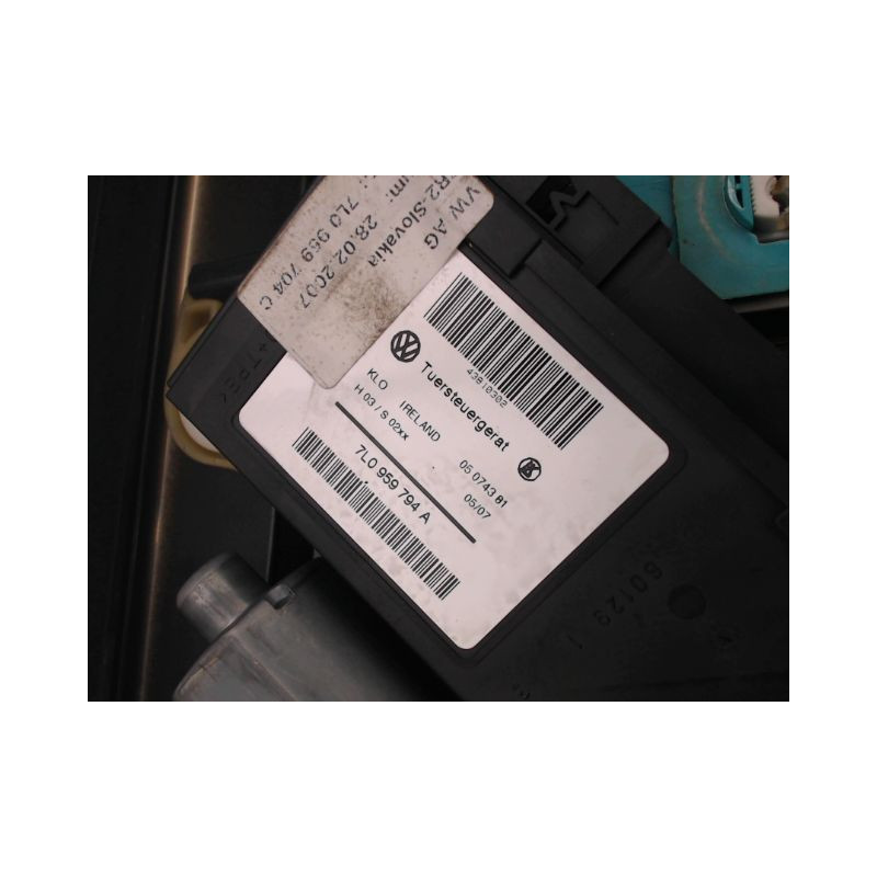 MECANISME LEVE-GLACE ARRIERE DROIT PORSCHE CAYENNE