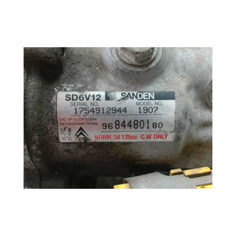 COMPRESSEUR AIR CONDITIONNE PEUGEOT 206 + 2009-2013