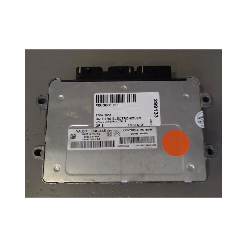 CALCULATEUR MOTEUR PEUGEOT 206
