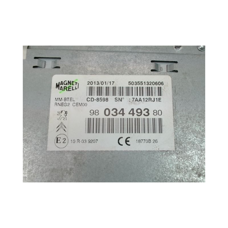AUTORADIO PEUGEOT 508 BERL. Phase 1 2011-...