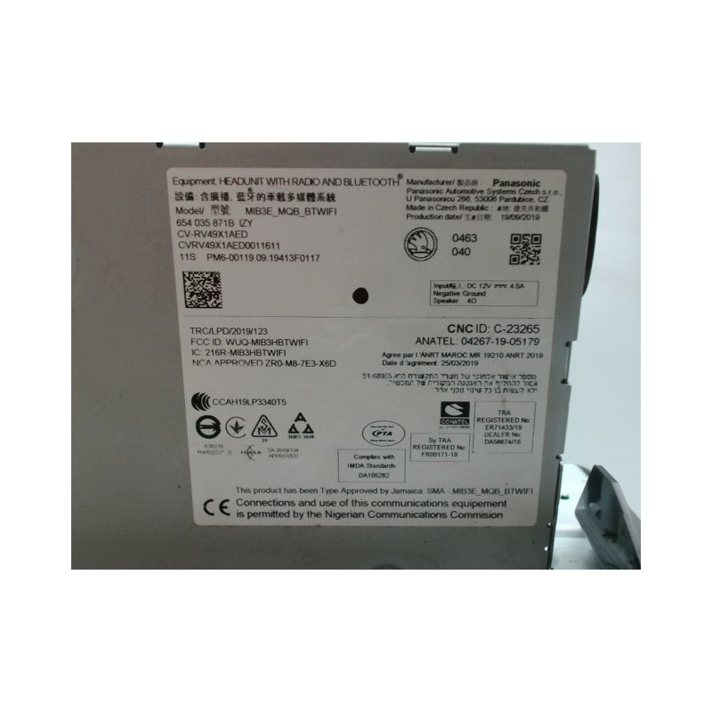 ECRAN GPS SKODA KAMIQ
