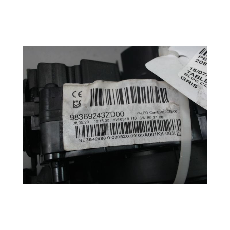 BLOC COMMODOS PEUGEOT 208 Phase 1 2012-...