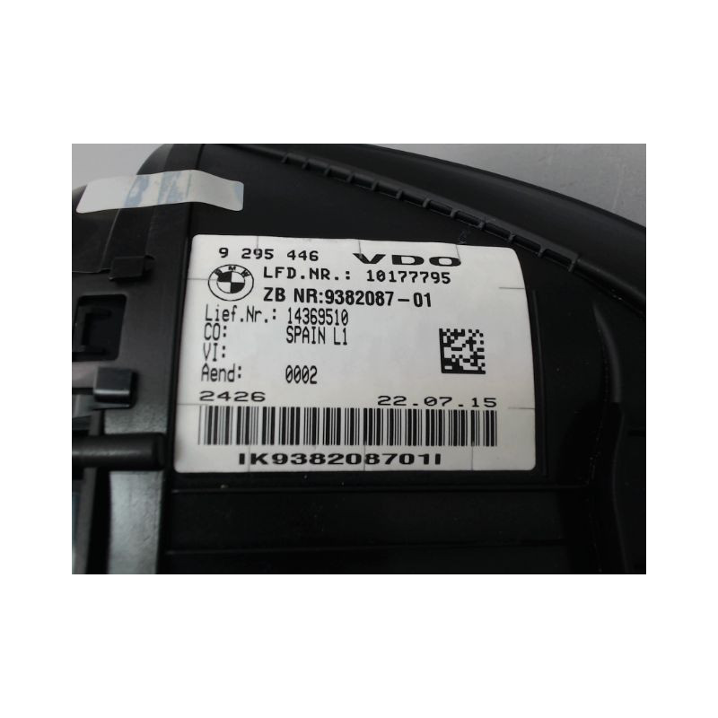 BLOC COMPTEURS BMW SERIE 2