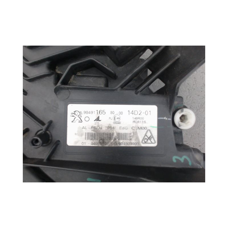 PHARE GAUCHE PEUGEOT 308