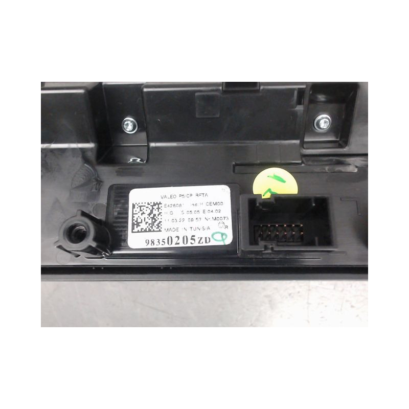 COMMANDE DE CHAUFFAGE PEUGEOT 308