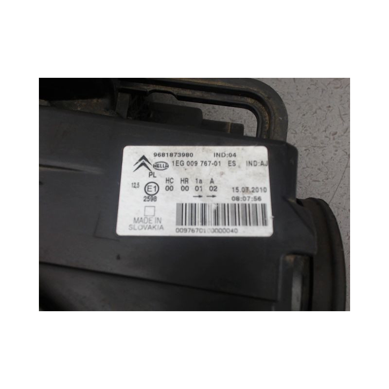 PHARE GAUCHE CITROEN C3