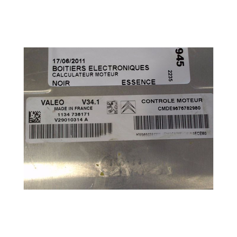 CALCULATEUR MOTEUR CITROEN C3