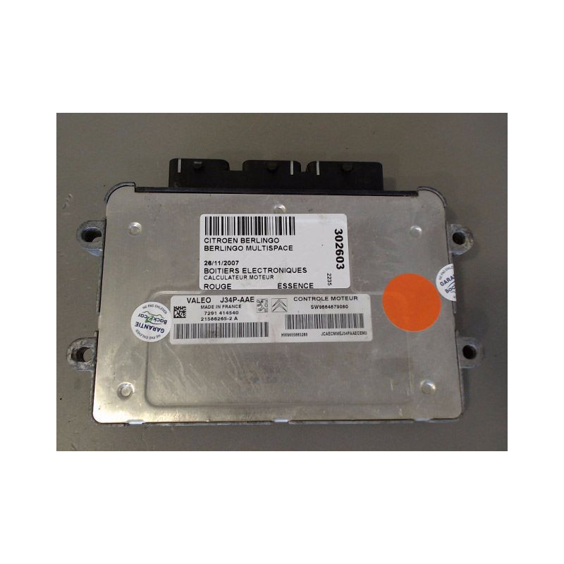 CALCULATEUR MOTEUR CITROEN BERLINGO MULTISPACE -2002