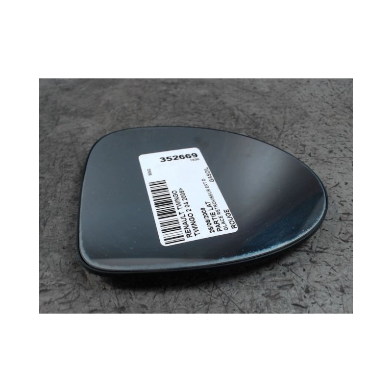 GLACE RETROVISEUR EXT D RENAULT TWINGO 2 2009-