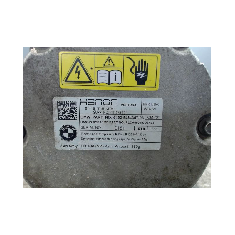 COMPRESSEUR AIR CONDITIONNE MINI MINI 2010-