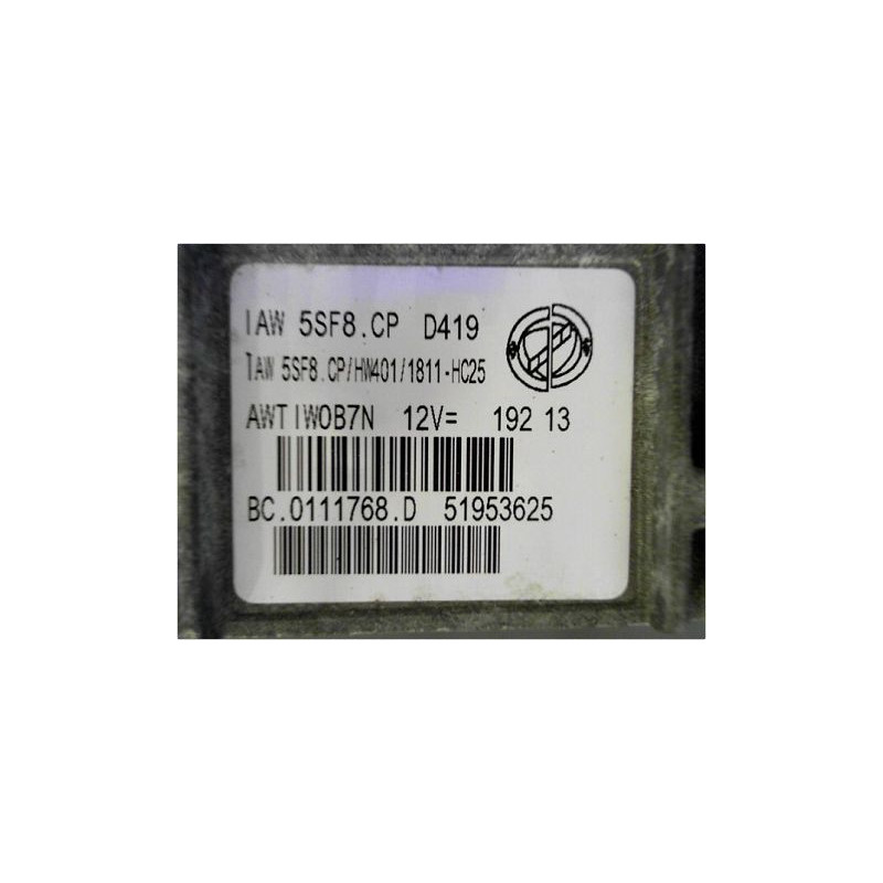 CALCULATEUR MOTEUR FIAT PANDA III 2012-