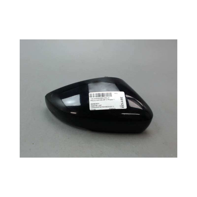 CARENAGE RETROVISEUR EXTERIEUR DROIT VOLKSWAGEN POLO V Phase 1 2009-...