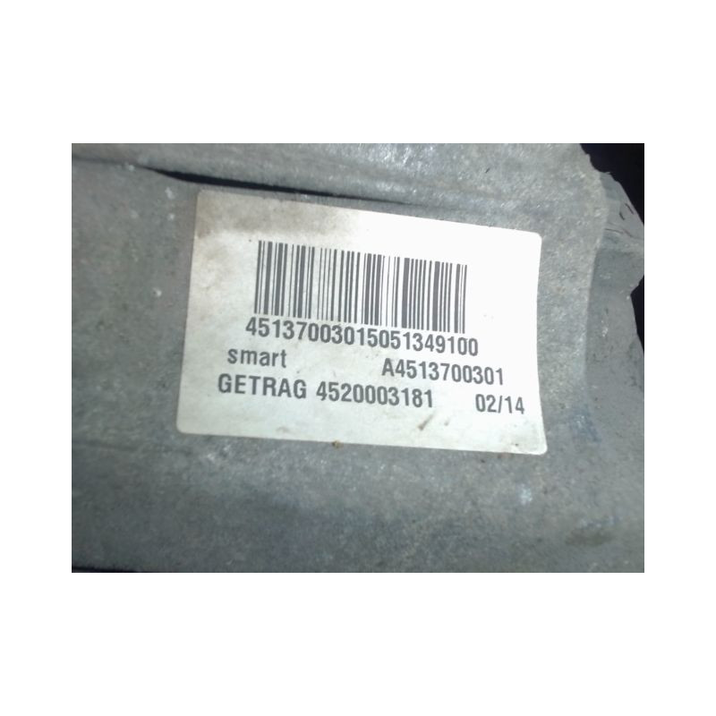 BOITE A VITESSE AUTOMATIQUE SMART FORTWO COUPE 2007- 1.0 